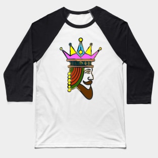 Poker King Baseball T-Shirt